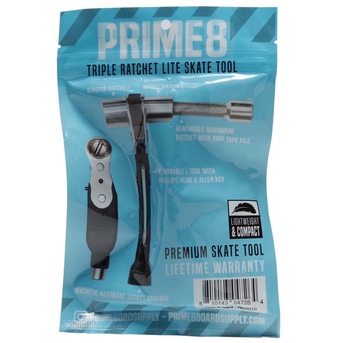PRIME8 PRO Ratchet Skate Tool - Black image 1