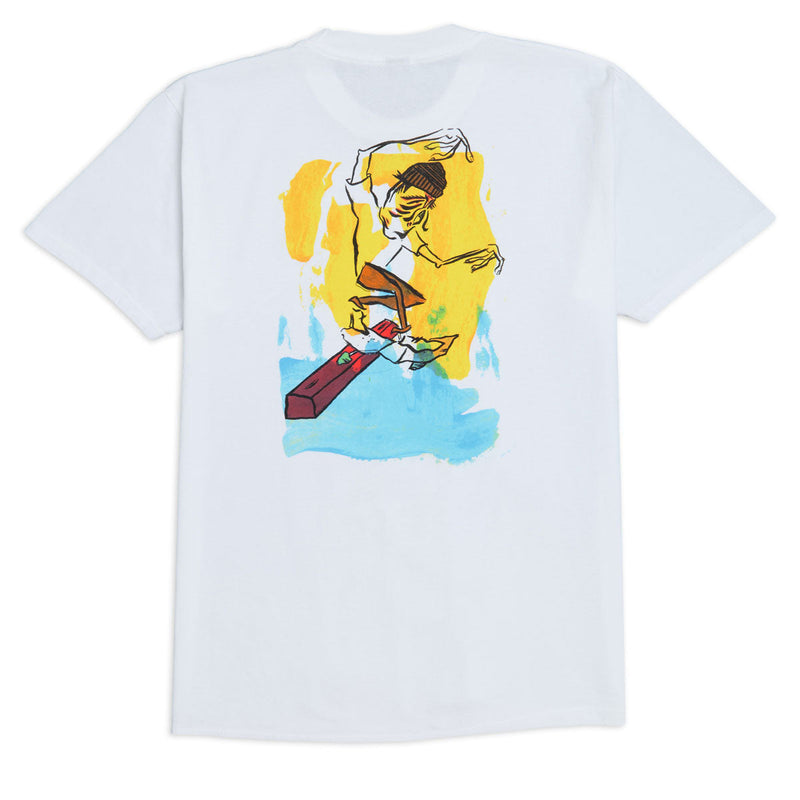 Slappy Red Curb T-Shirt - White