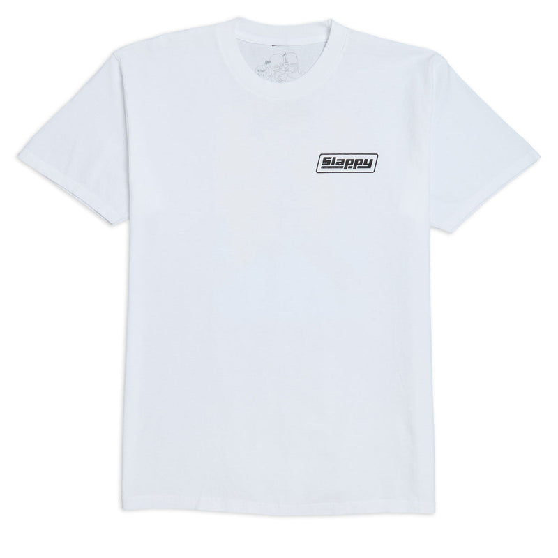 Slappy Red Curb T-Shirt - White