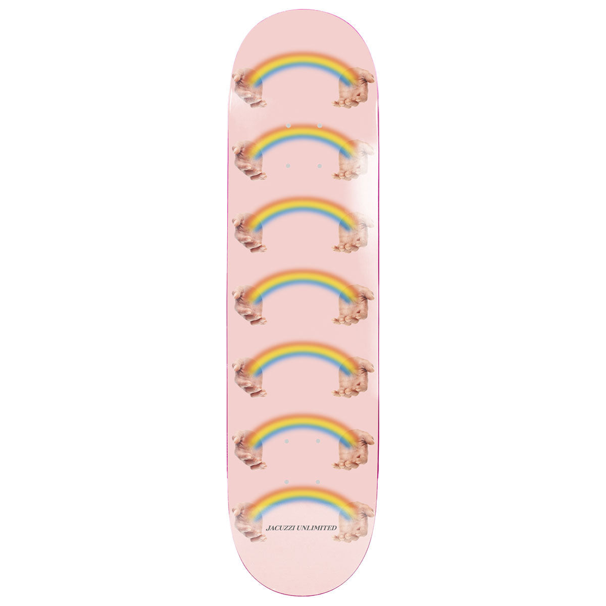 Jacuzzi Unlimited Rainbow Hands Jet Ski EX7 Skateboard Deck - 8.25