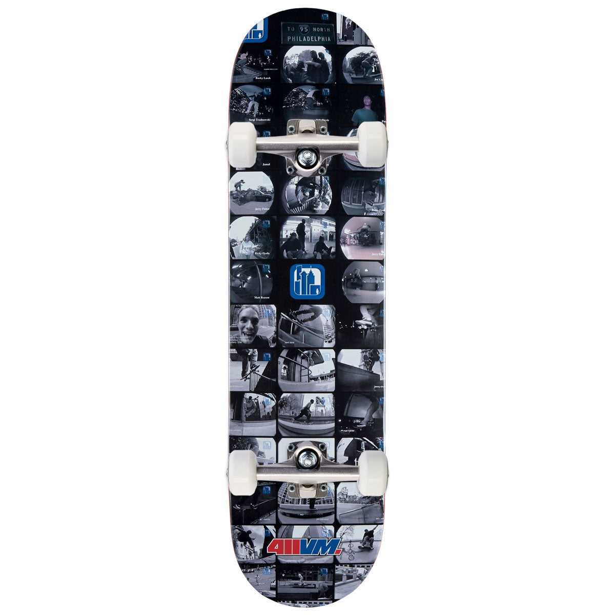 411 VM Metrospective Frame Grab Skateboard Complete - 8.25