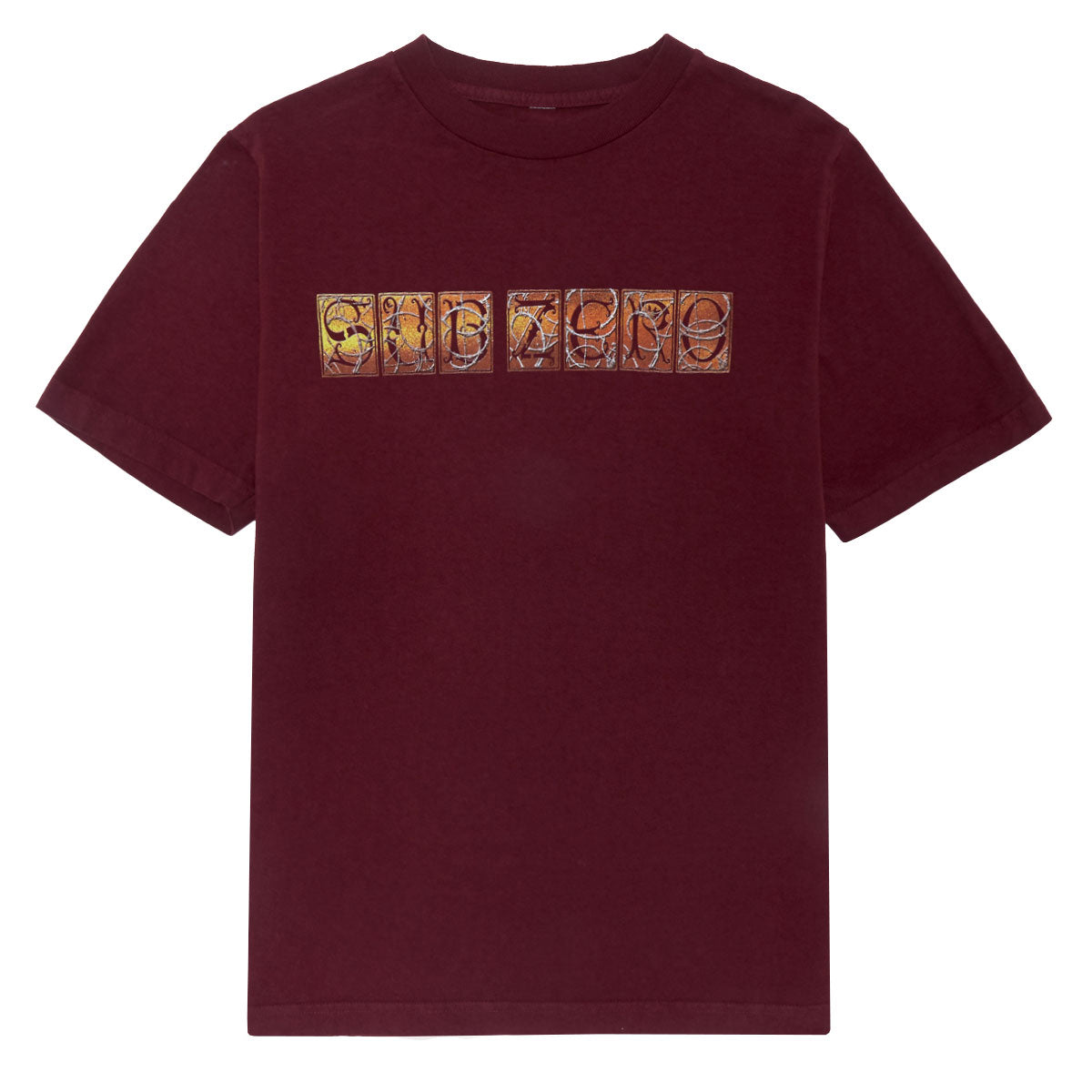 Sub Zero Razor Wire T-Shirt - Burgundy image 1