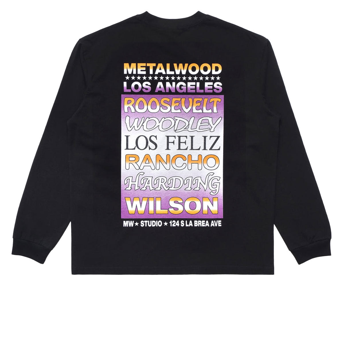 Metalwood Flyer Long Sleeve T-Shirt - Black image 2