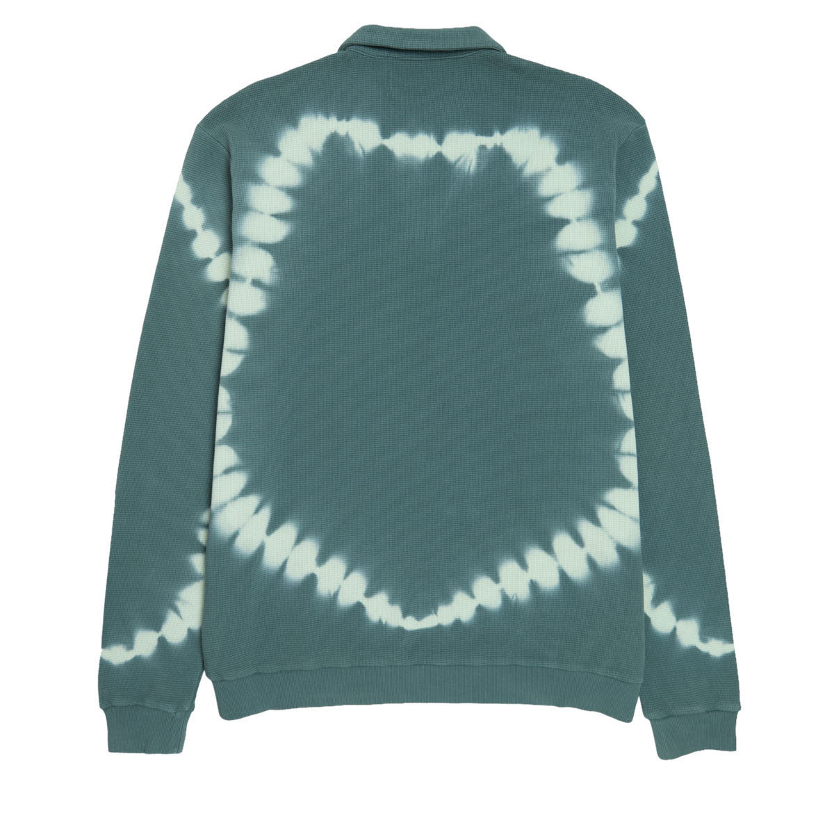 Metalwood Mini Metal Logo Thermal Long Sleeve Polo Shirt - Marine image 2