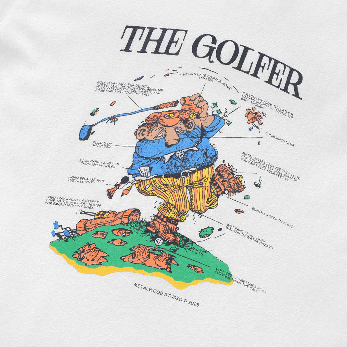 Metalwood Excuses T-Shirt - White image 2