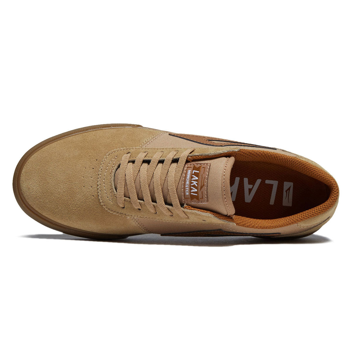 Lakai Manchester Shoes - Tan/Gum Suede – Daddies Board Shop