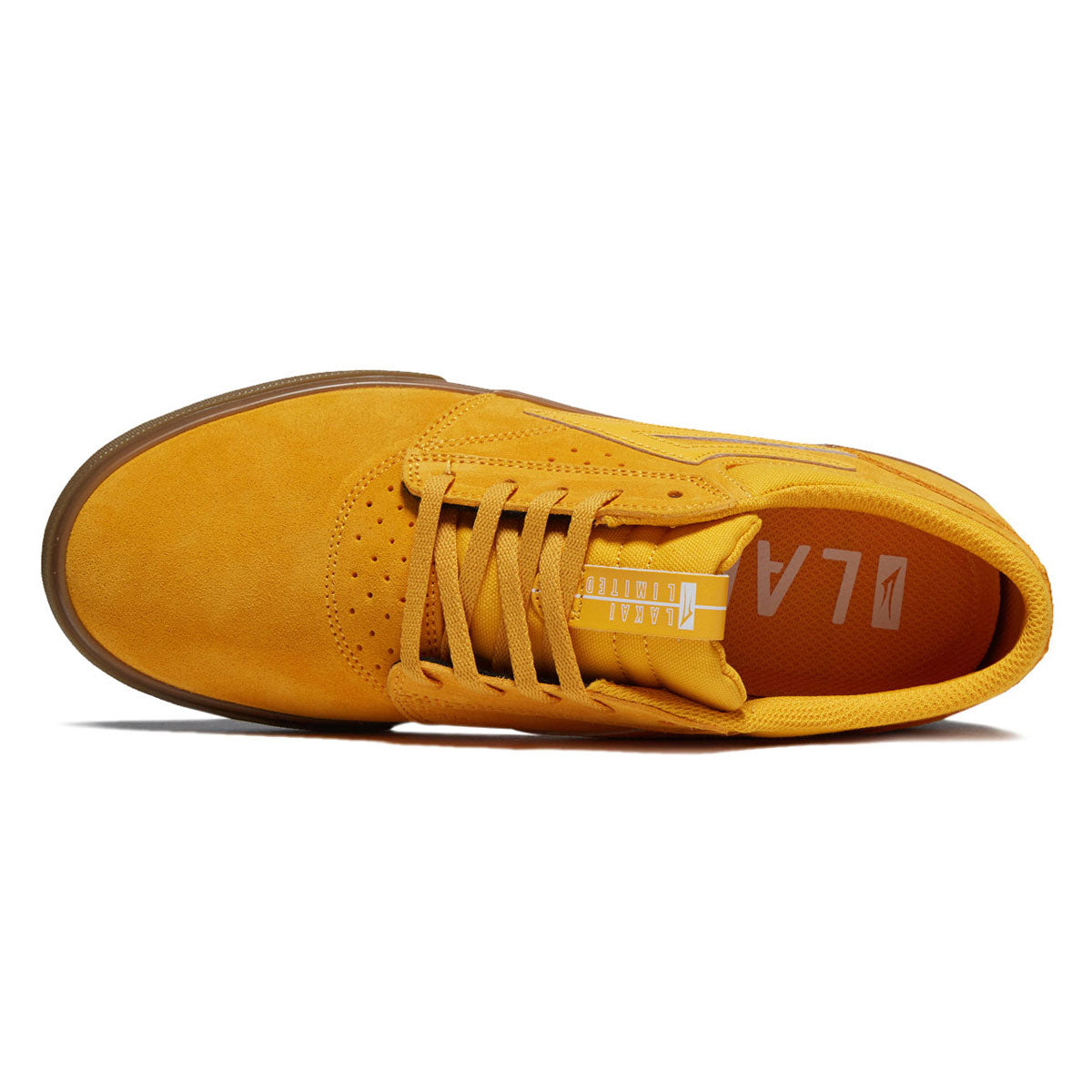 Lakai Griffin Shoes - Yellow/Gum Suede – Daddies Board Shop