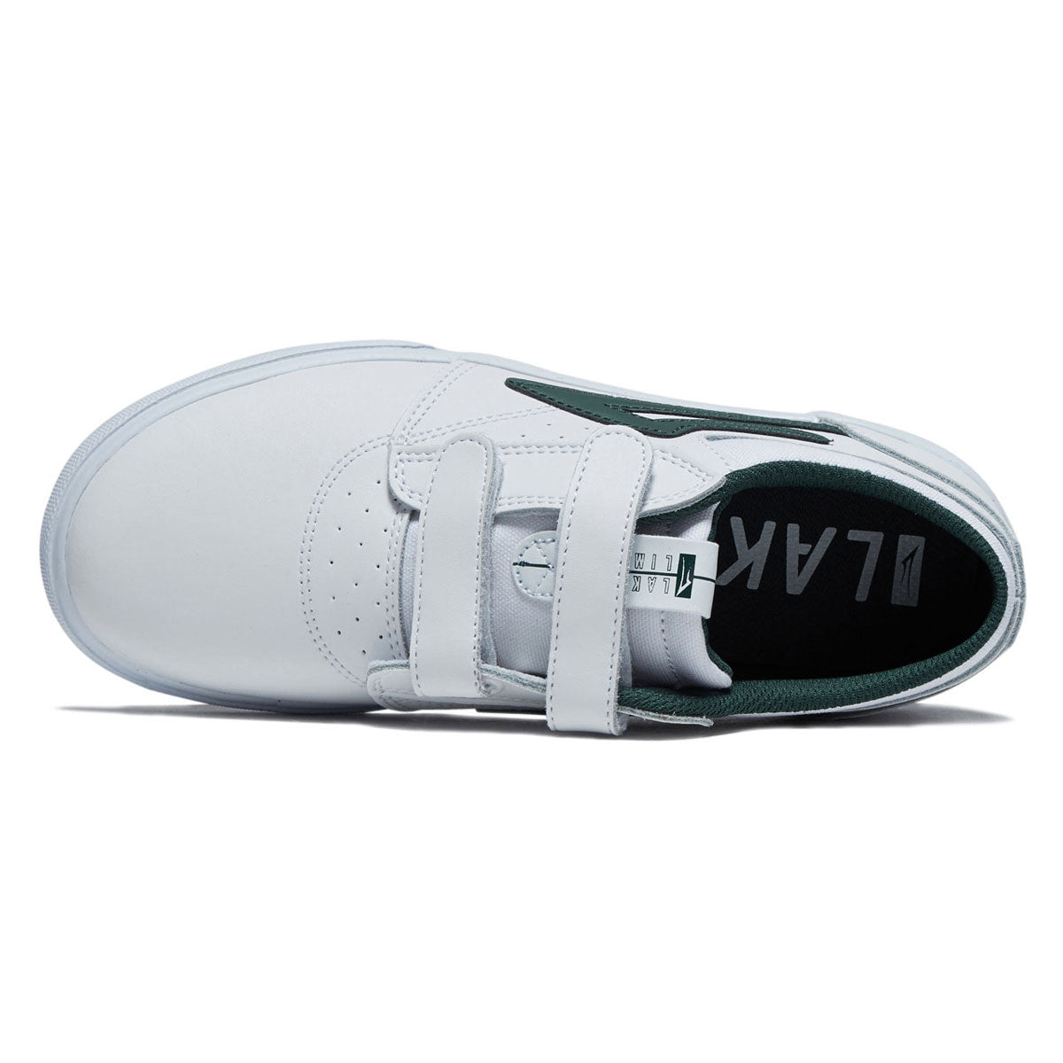 Lakai Youth Griffin Shoes - White/Pine Leather – Daddies Board Shop