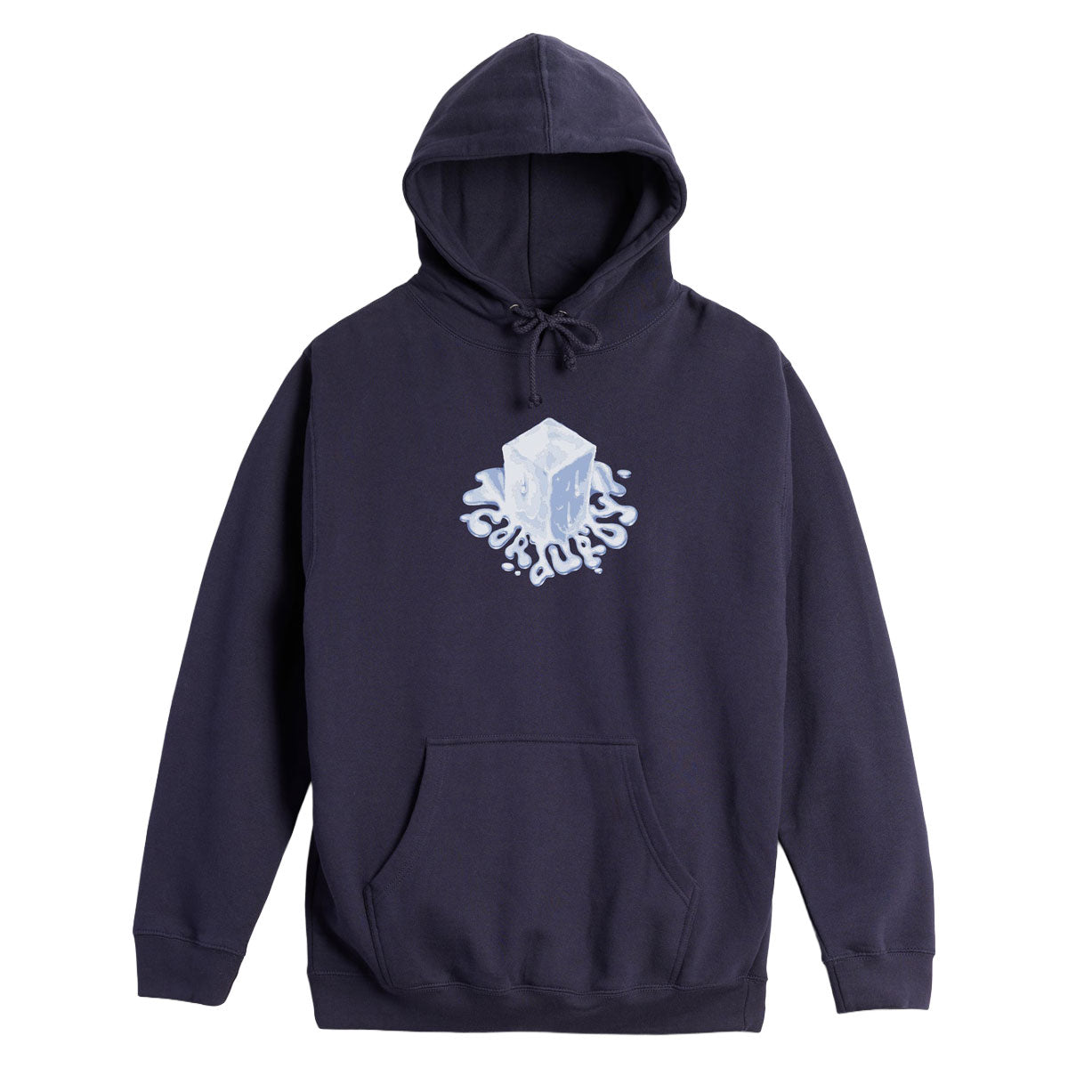 Corduroy Meltdown Hoodie - Navy image 1