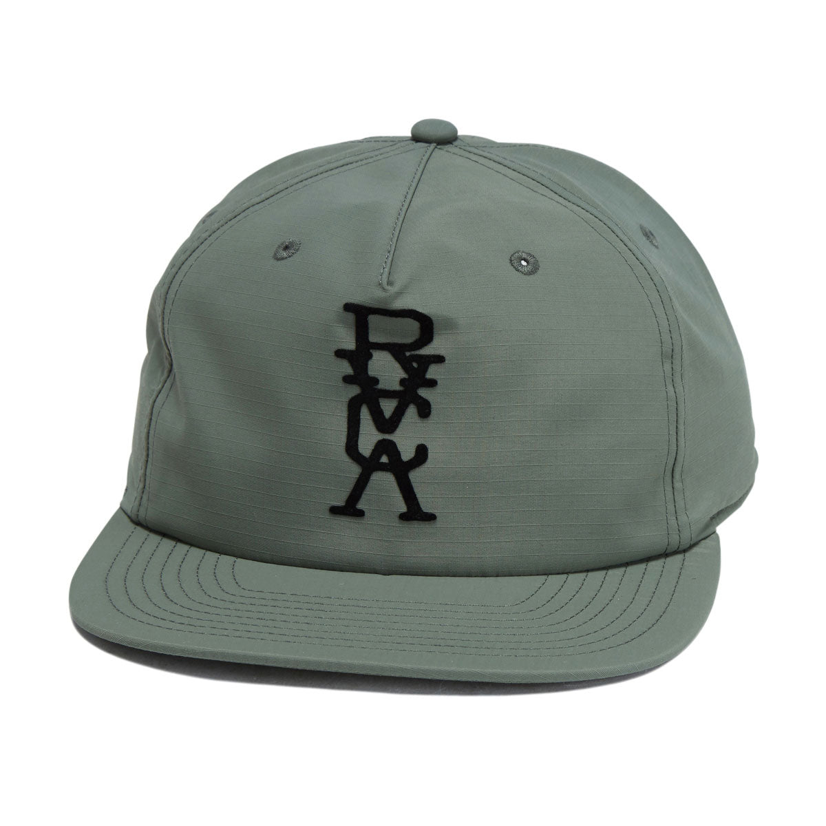 RVCA Vertical Snapback Hat - Ranger Green image 1