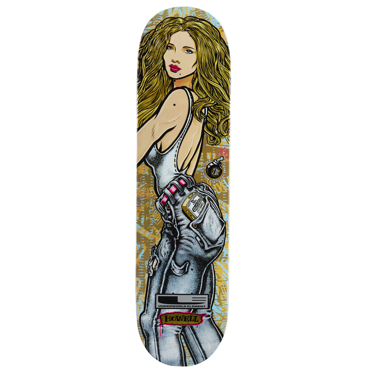 Underworld Element Howell Boomin System EX7 Skateboard Deck - 8.25