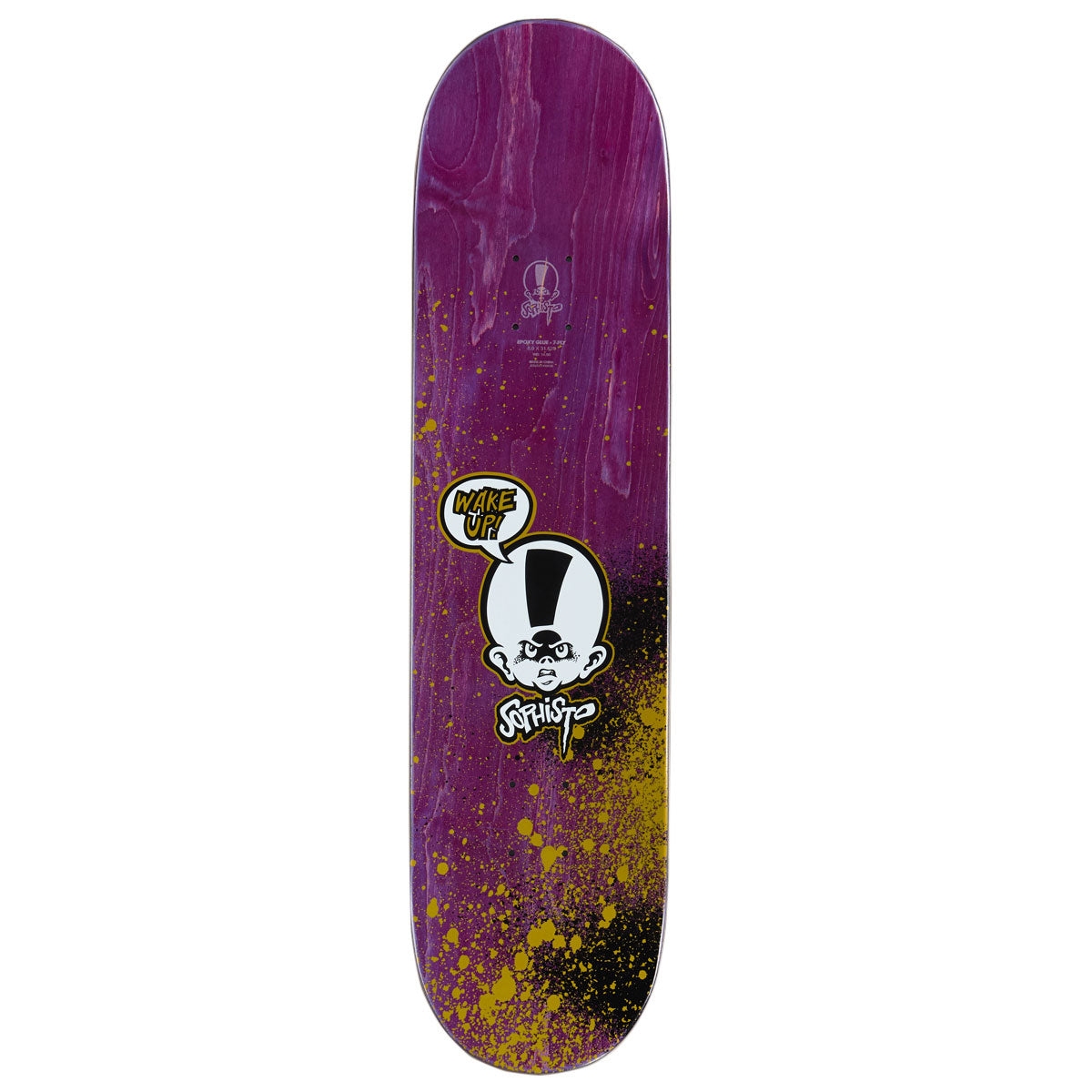 Zero Sophisto Head Logo EX7 Skateboard Deck - 8.00