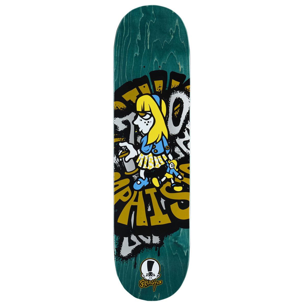 Zero Sophisto Suzie Spraycan EX7 Skateboard Deck - 8.25