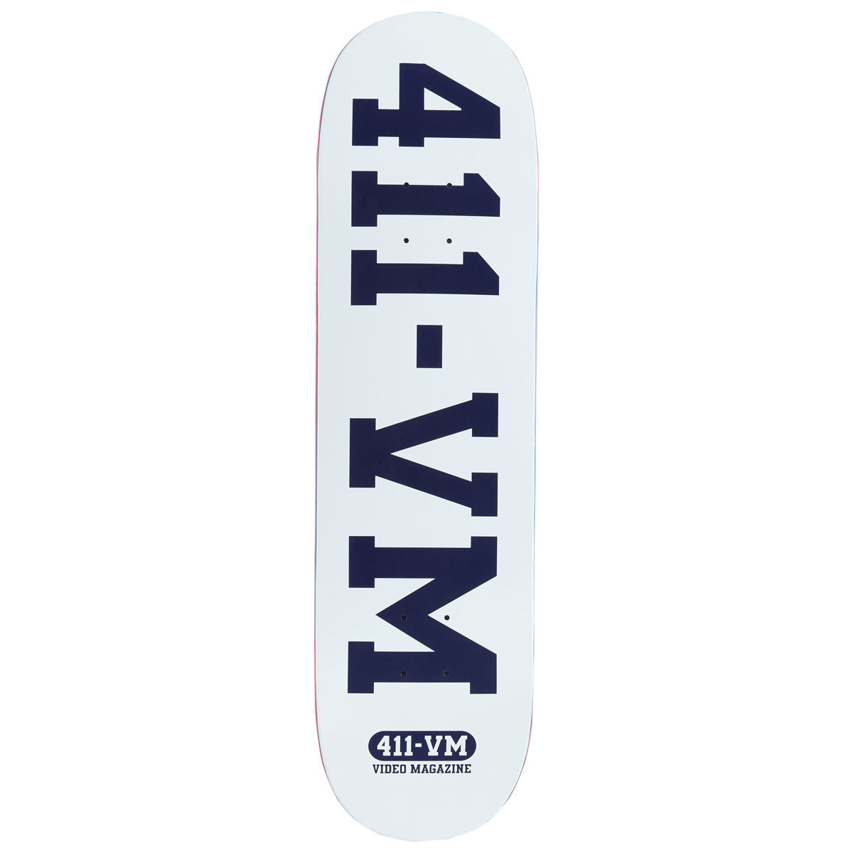 411VM Athletic Skateboard Deck - White - 8.50