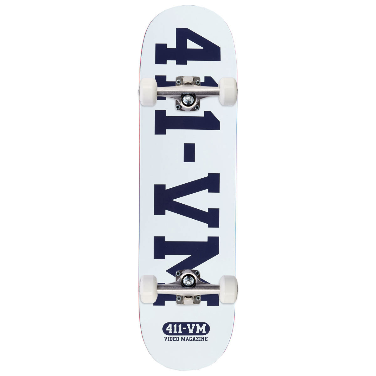 411VM Athletic Skateboard Complete - White - 8.50