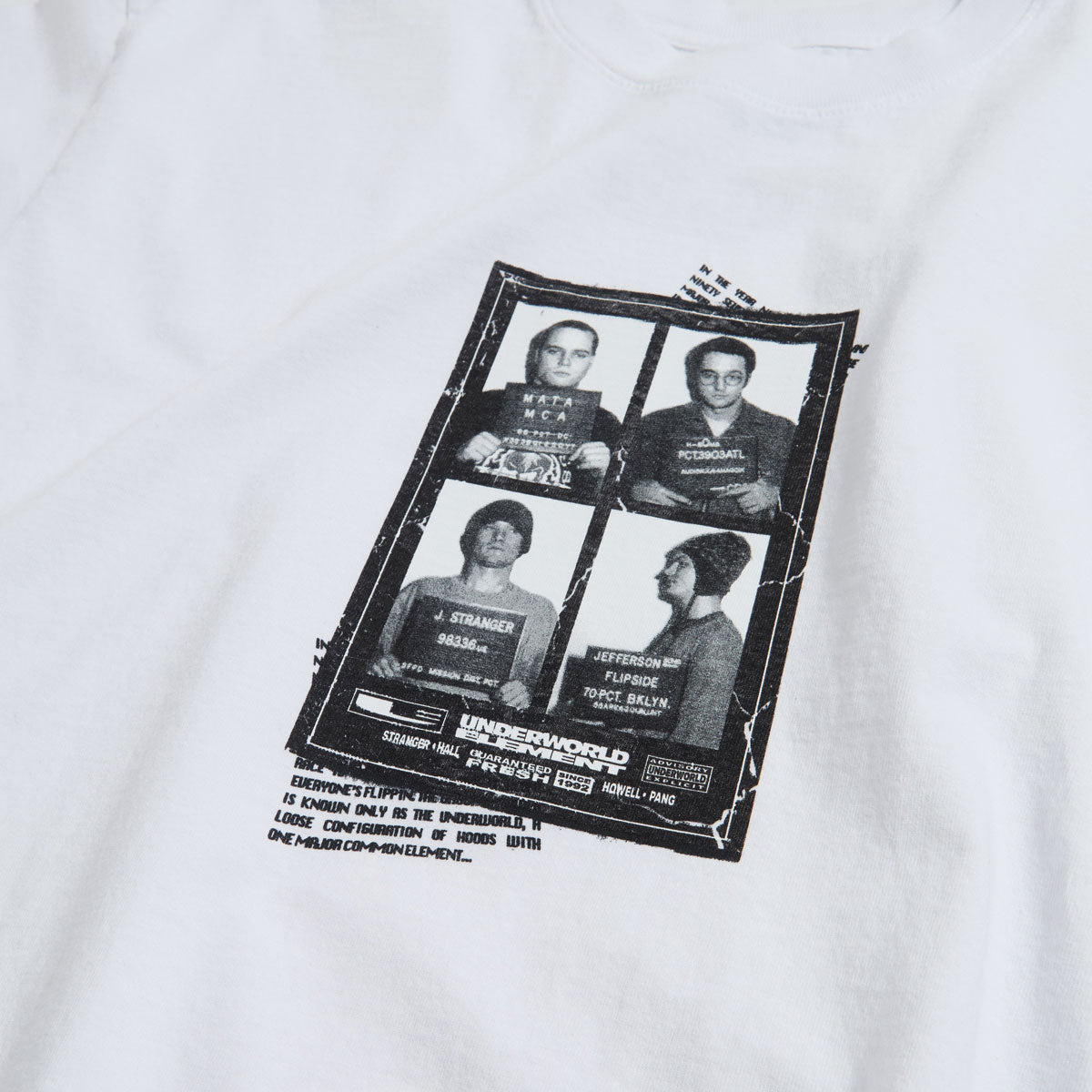 Underworld Element Mugshots T-Shirt - White image 3