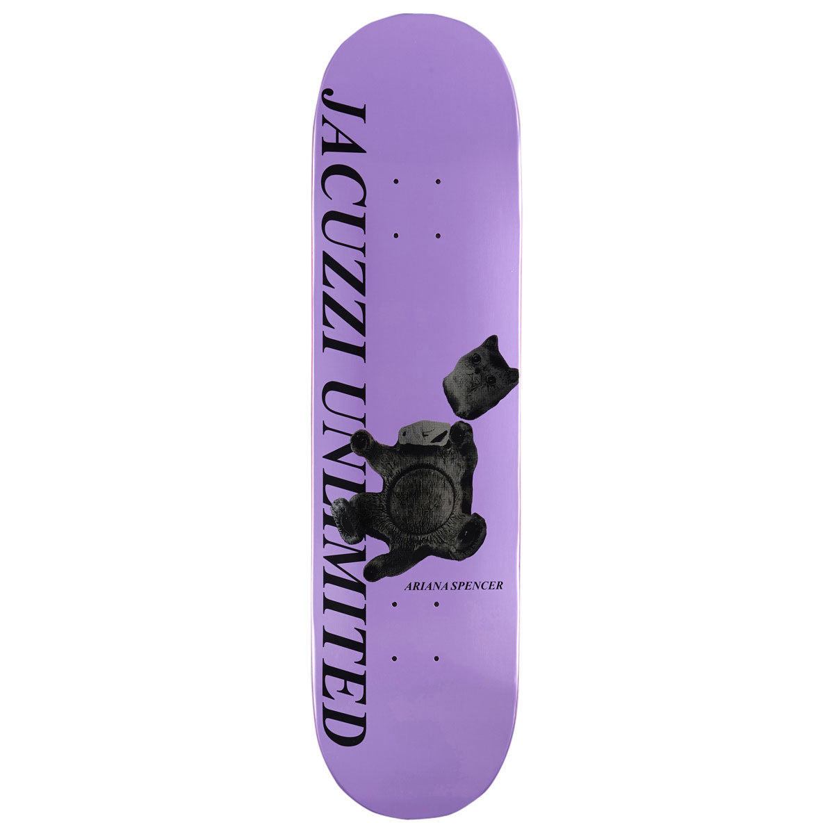 Jacuzzi Unlimited Ariana Spencer Broken Cat EX7 Skateboard Deck - 8.25