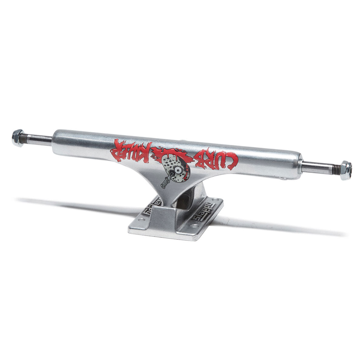 Slappy ST1 Curb Killer II Hollow Inverted KP Skateboard Trucks - Polished - 10.00