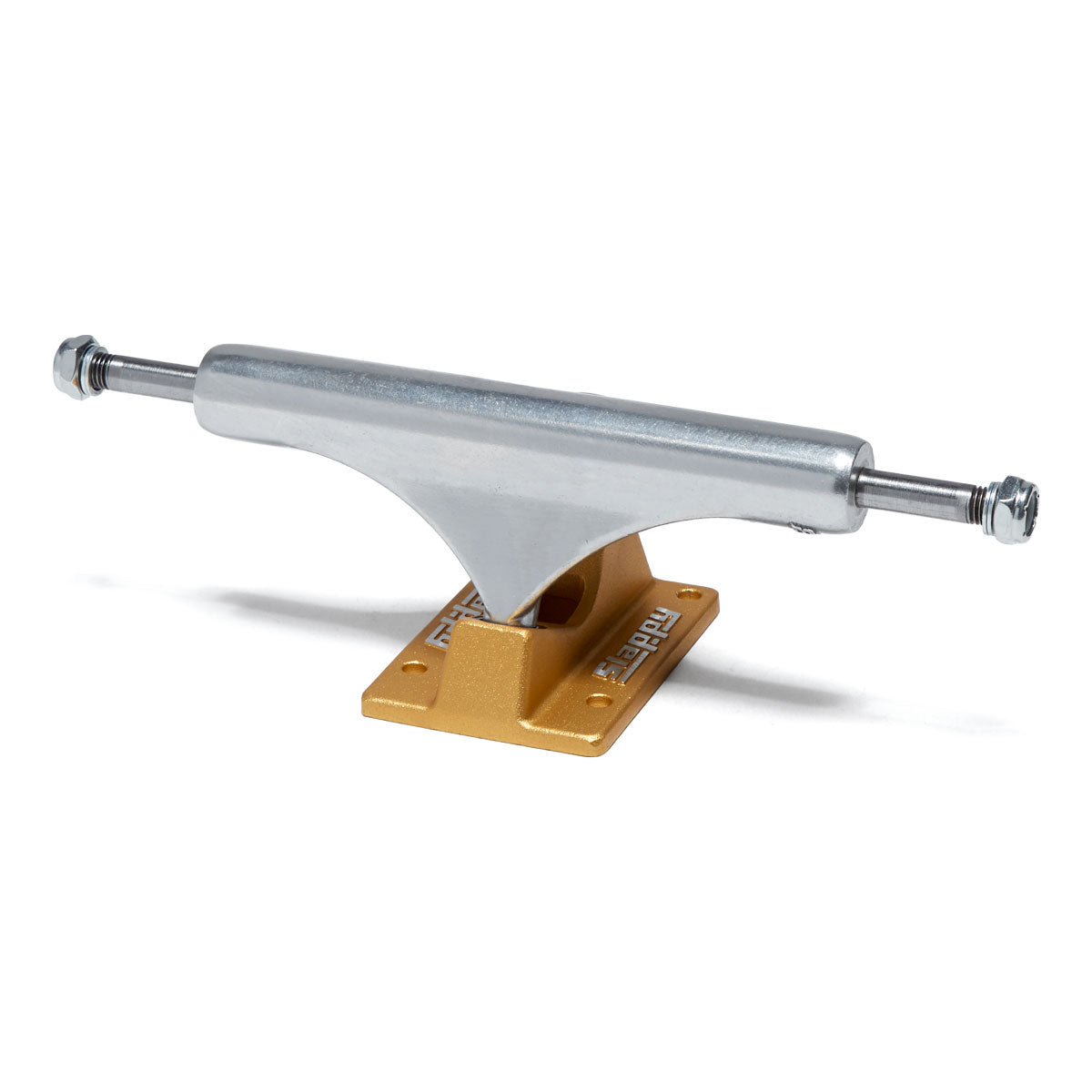 Slappy ST1 Inverted Hollow Lights Ultra Low Kingpin Skateboard Trucks - Polished/Gold/Gold - 8.50