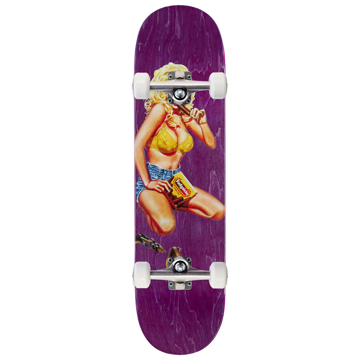 World Industries Kareem Campbell Fudgesicle EX7 Popsicle Skateboard Complete - 8.25