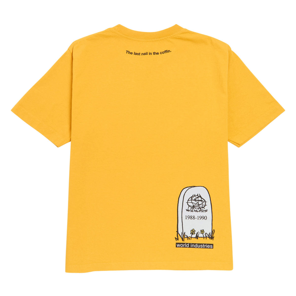 World Industries Skateboarding is Dead T-Shirt - Fools Gold image 2