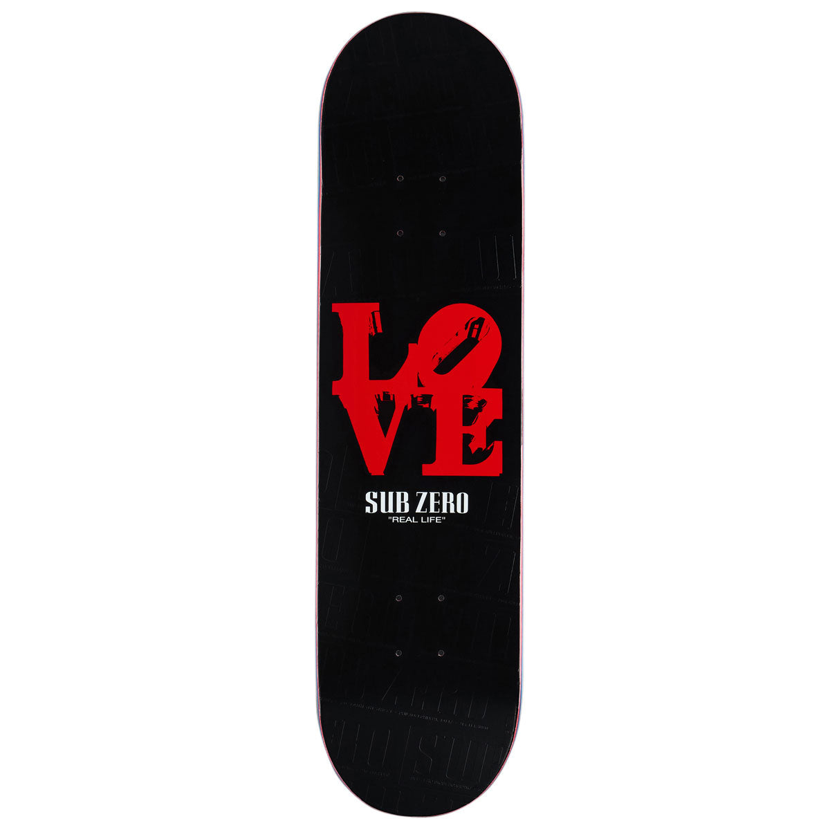 Sub Zero Love Park III EX7 Skateboard Deck - 8.00