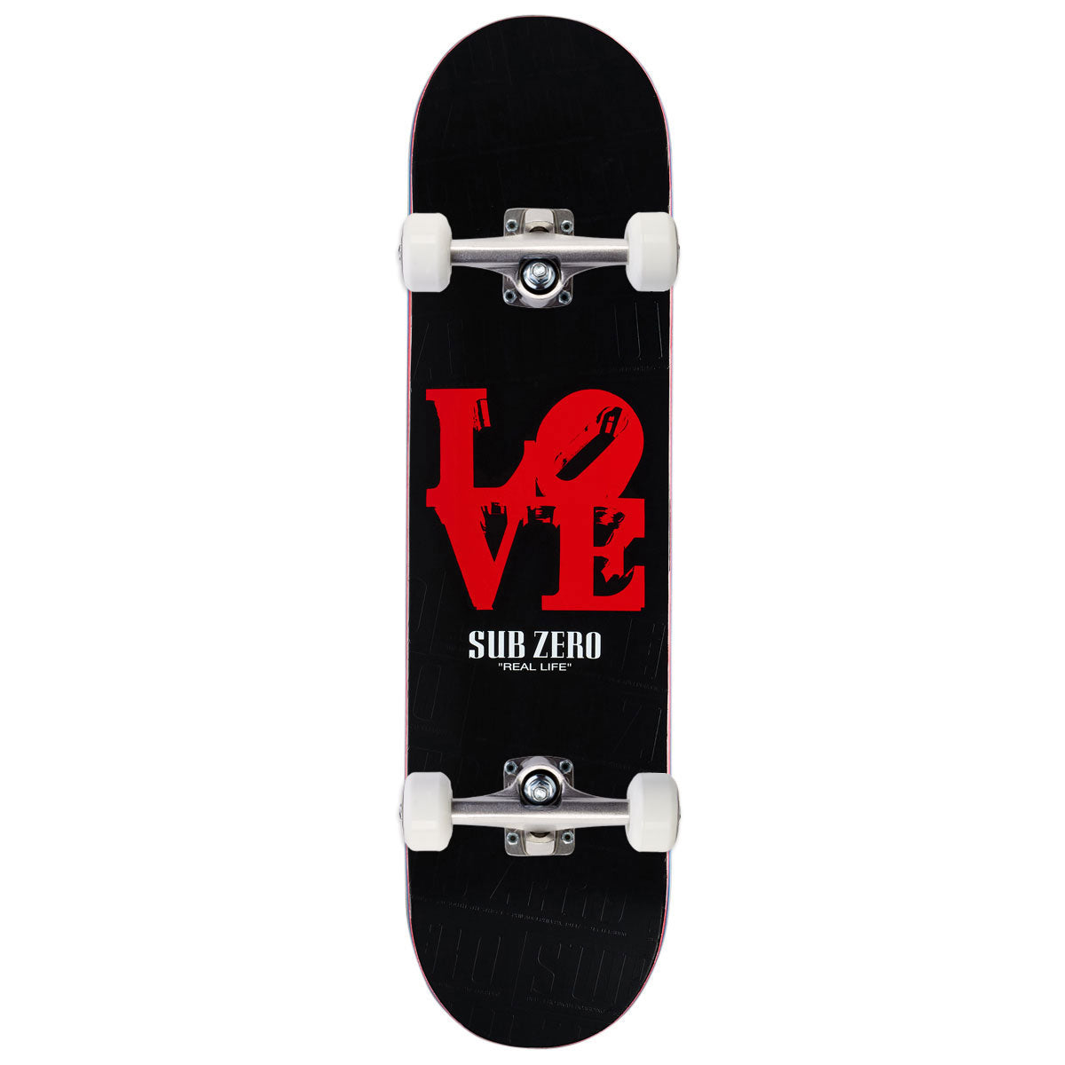 Sub Zero Love Park III EX7 Skateboard Complete - 8.00