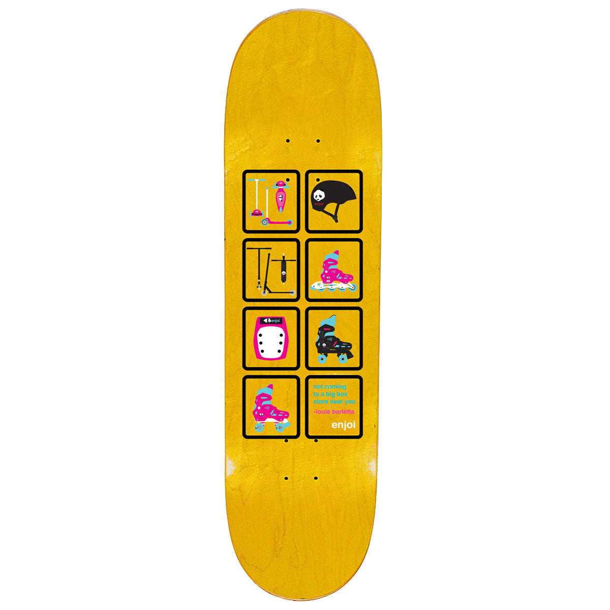 Enjoi Big Box Scooters R7 Skateboard Deck - Blue - 8.00