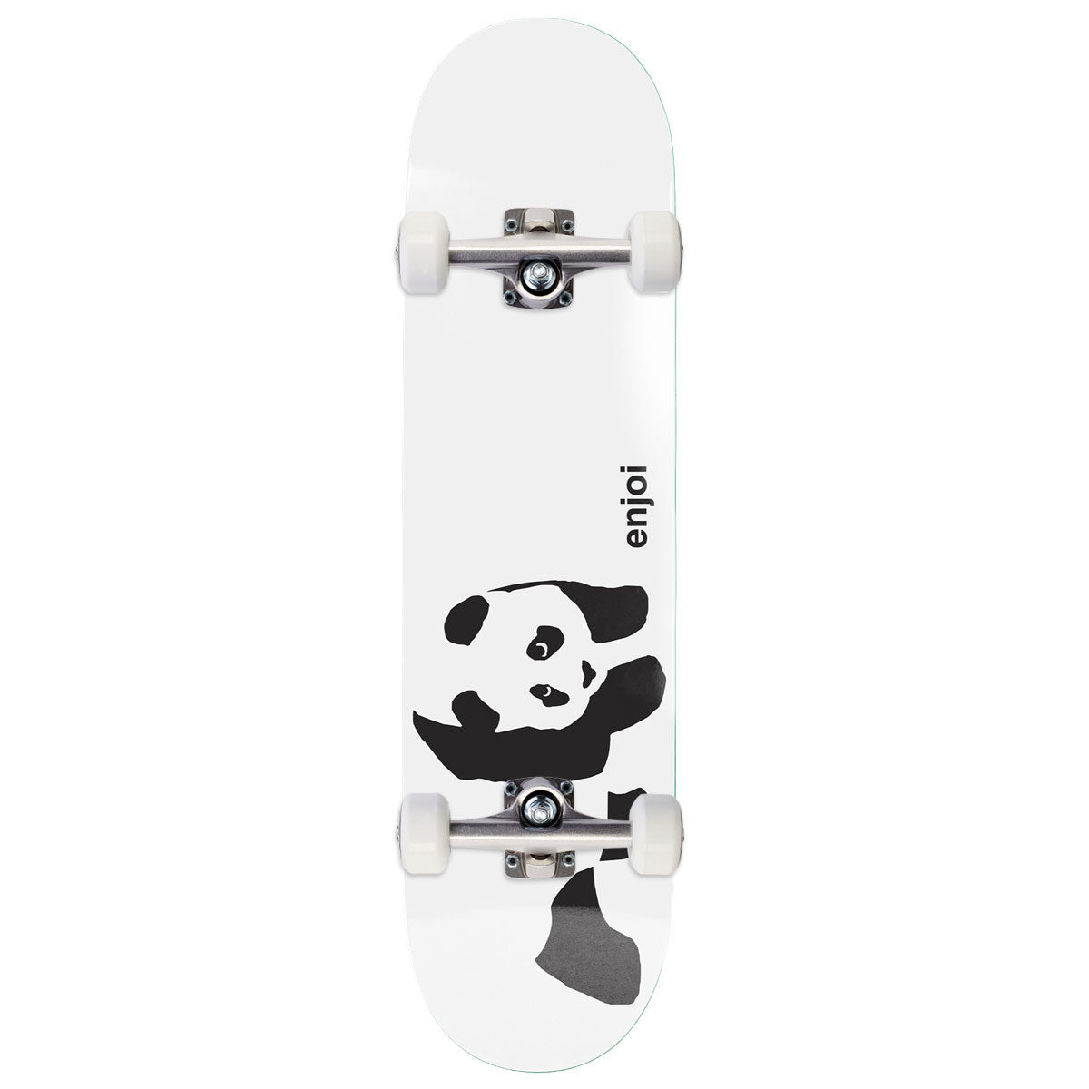 Enjoi Whitey Panda R7 Skateboard Complete - White - 7.75