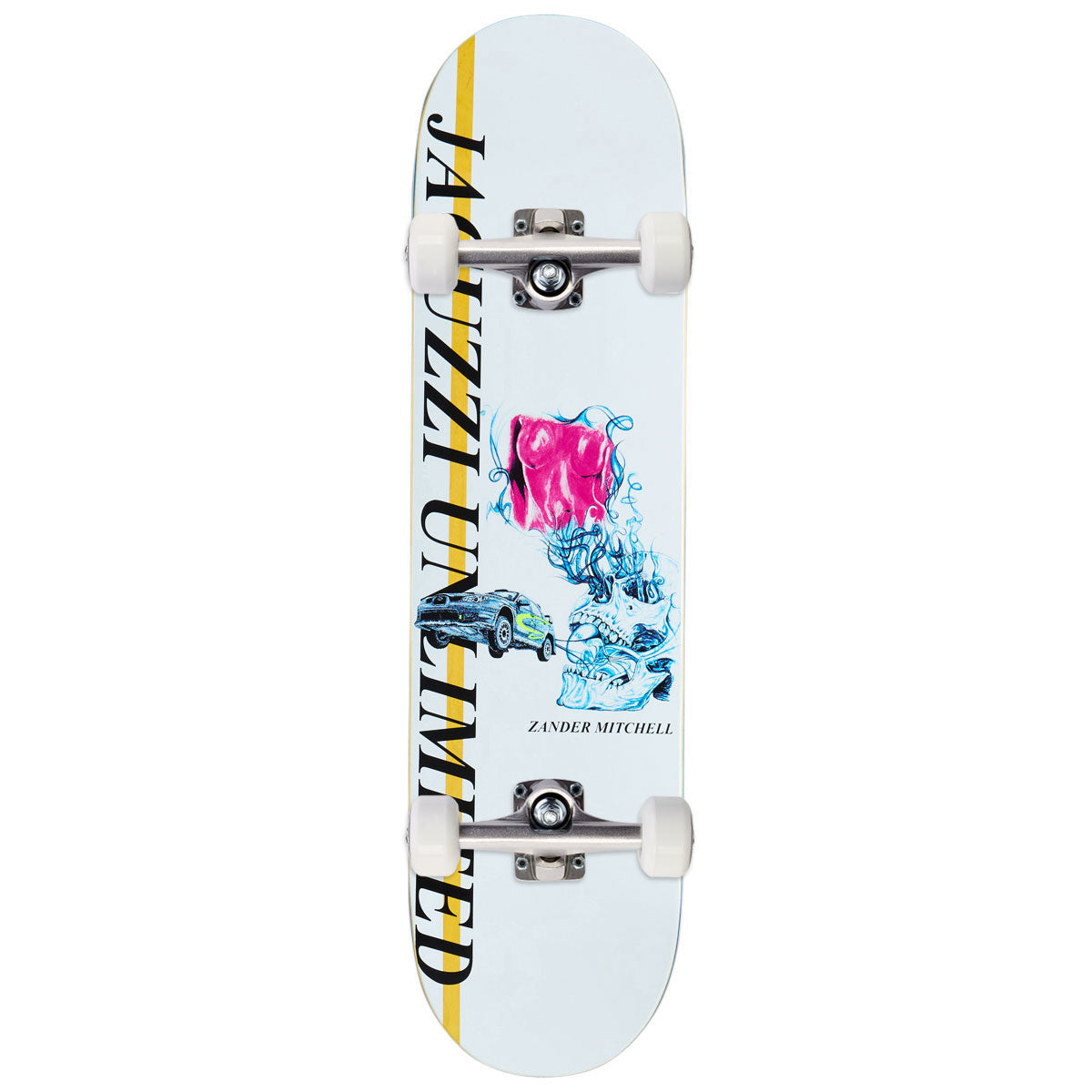 Jacuzzi Unlimited Zander Mitchell Race Car EX7 Skateboard Complete - 8.125