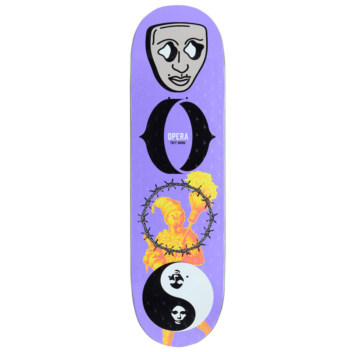 Opera Trey Wood Piece EX7 Skateboard Deck - 8.75