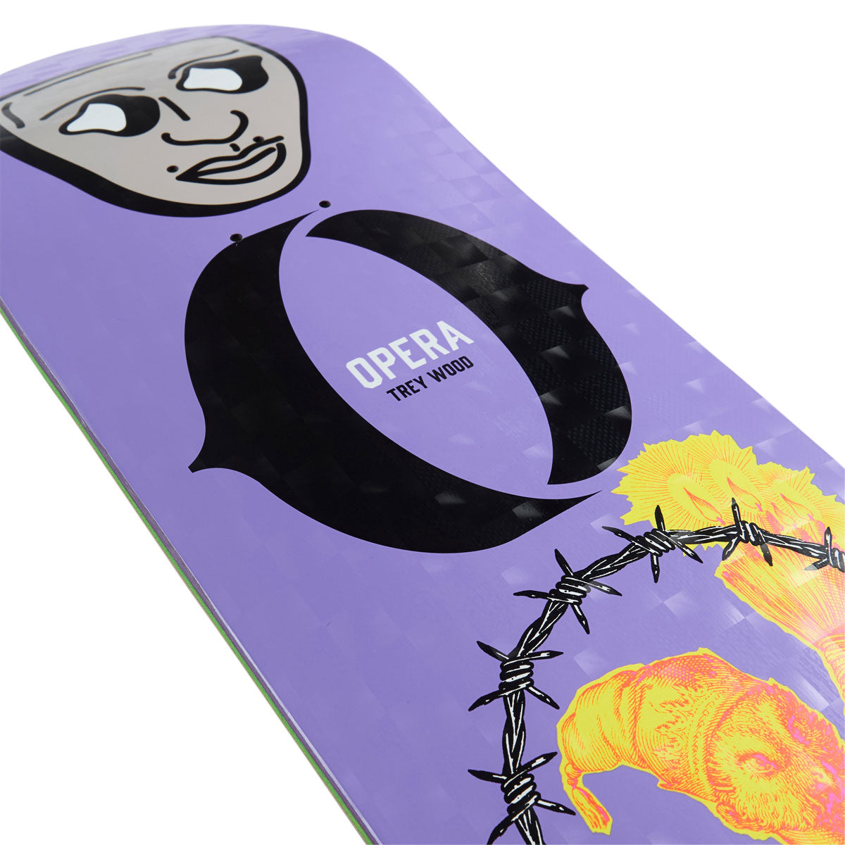 Opera Trey Wood Piece EX7 Skateboard Deck - 8.75
