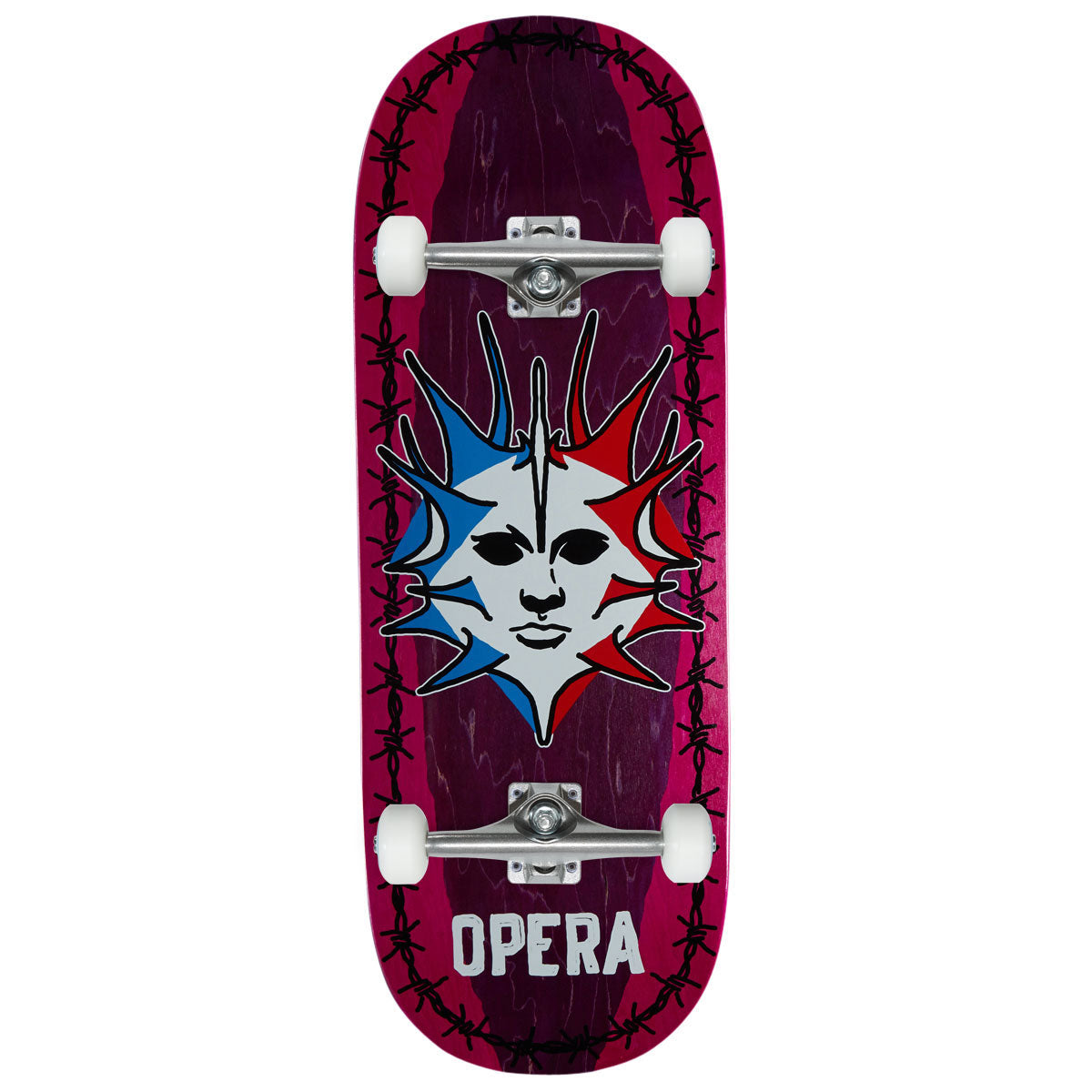 Opera Fatties Torn Spike EX7 Skateboard Complete - 11.00