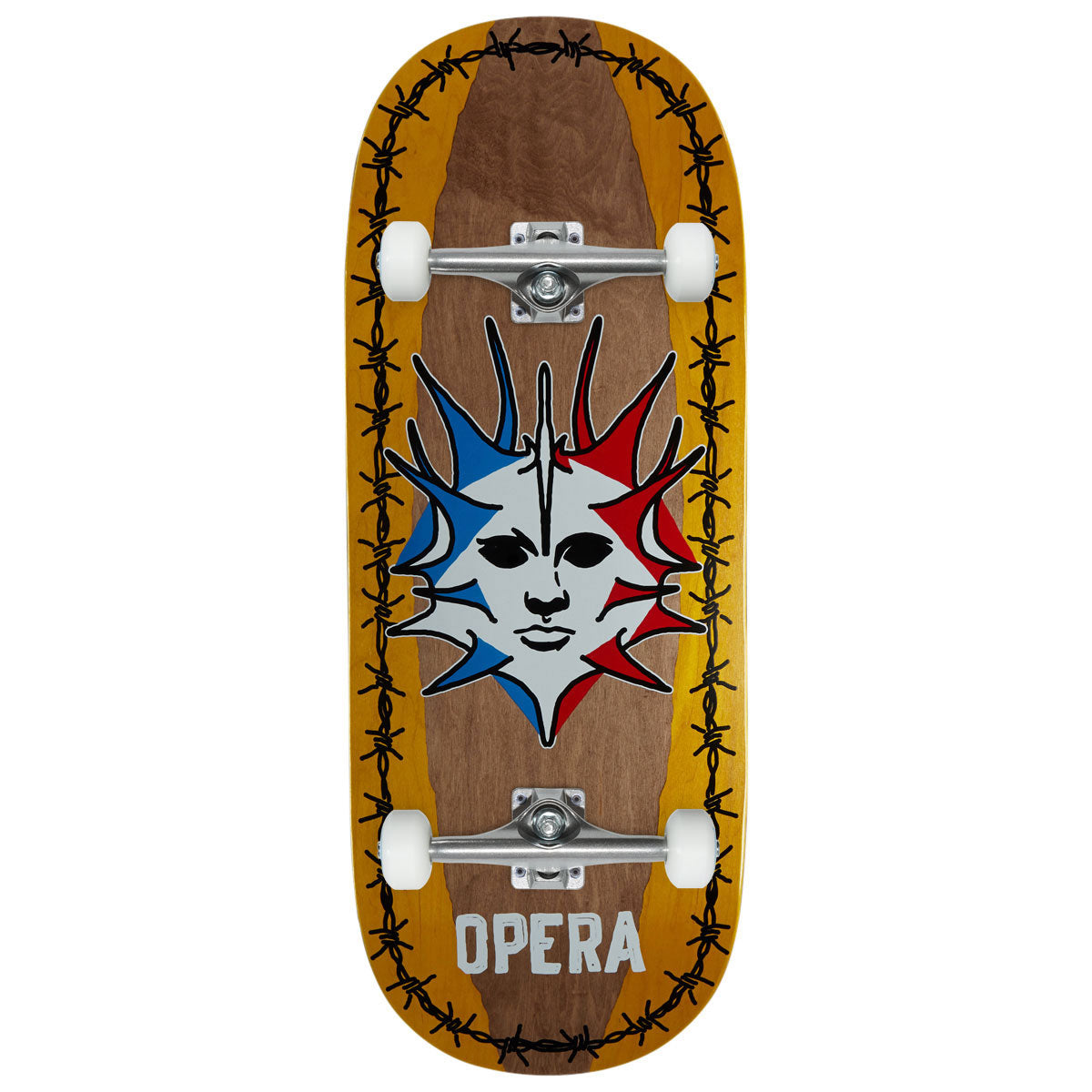 Opera Fatties Torn Spike EX7 Skateboard Complete - 12.00