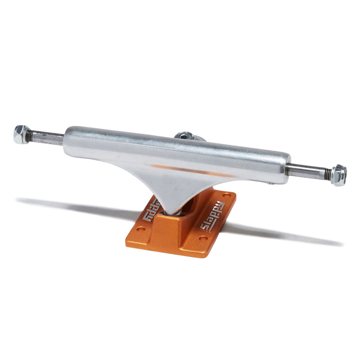 Slappy ST1 Hollow Lights Skateboard Trucks - Polished/Burnt Orange - 8.25