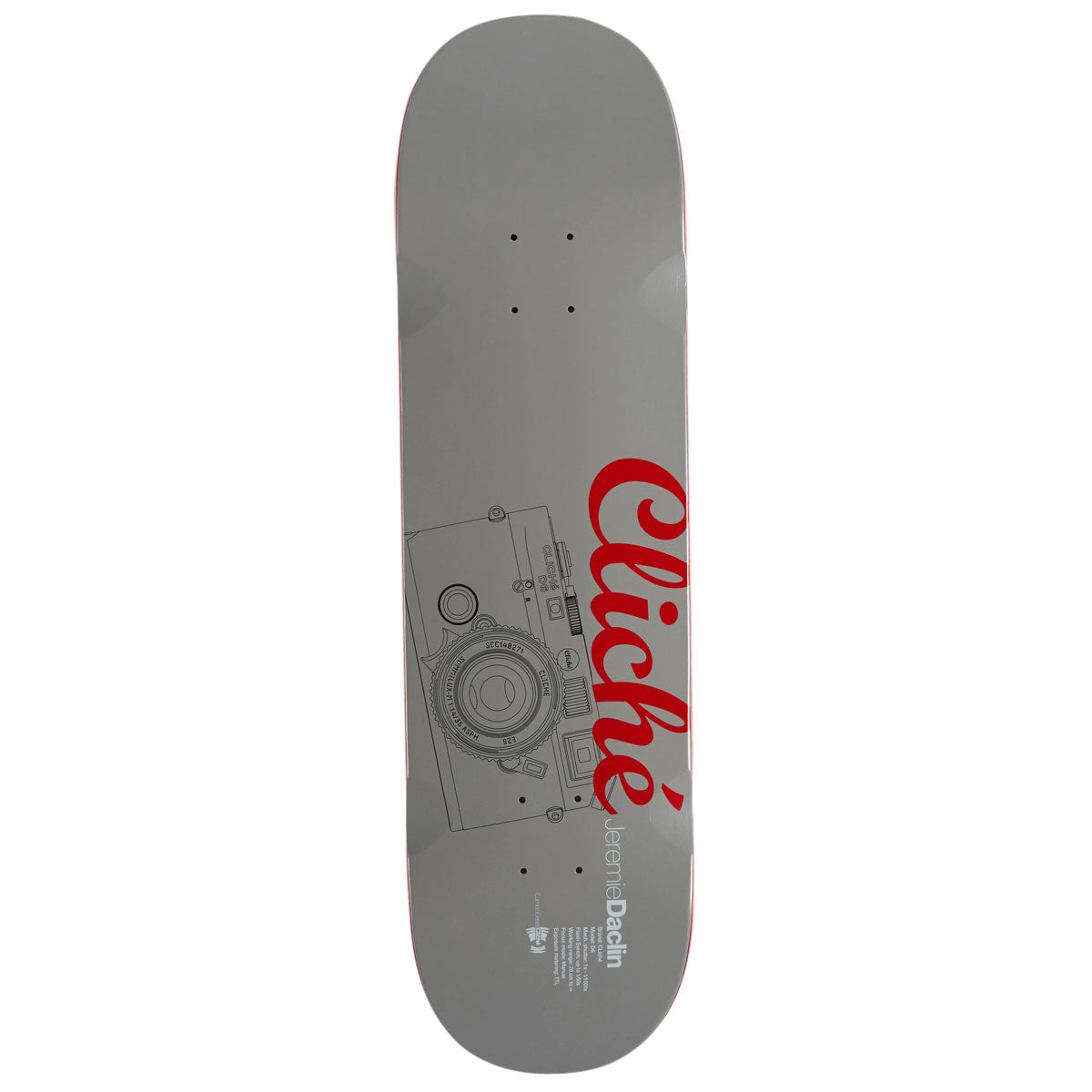 Cliché Jeremie Daclin Camera Skateboard Deck - 8.50