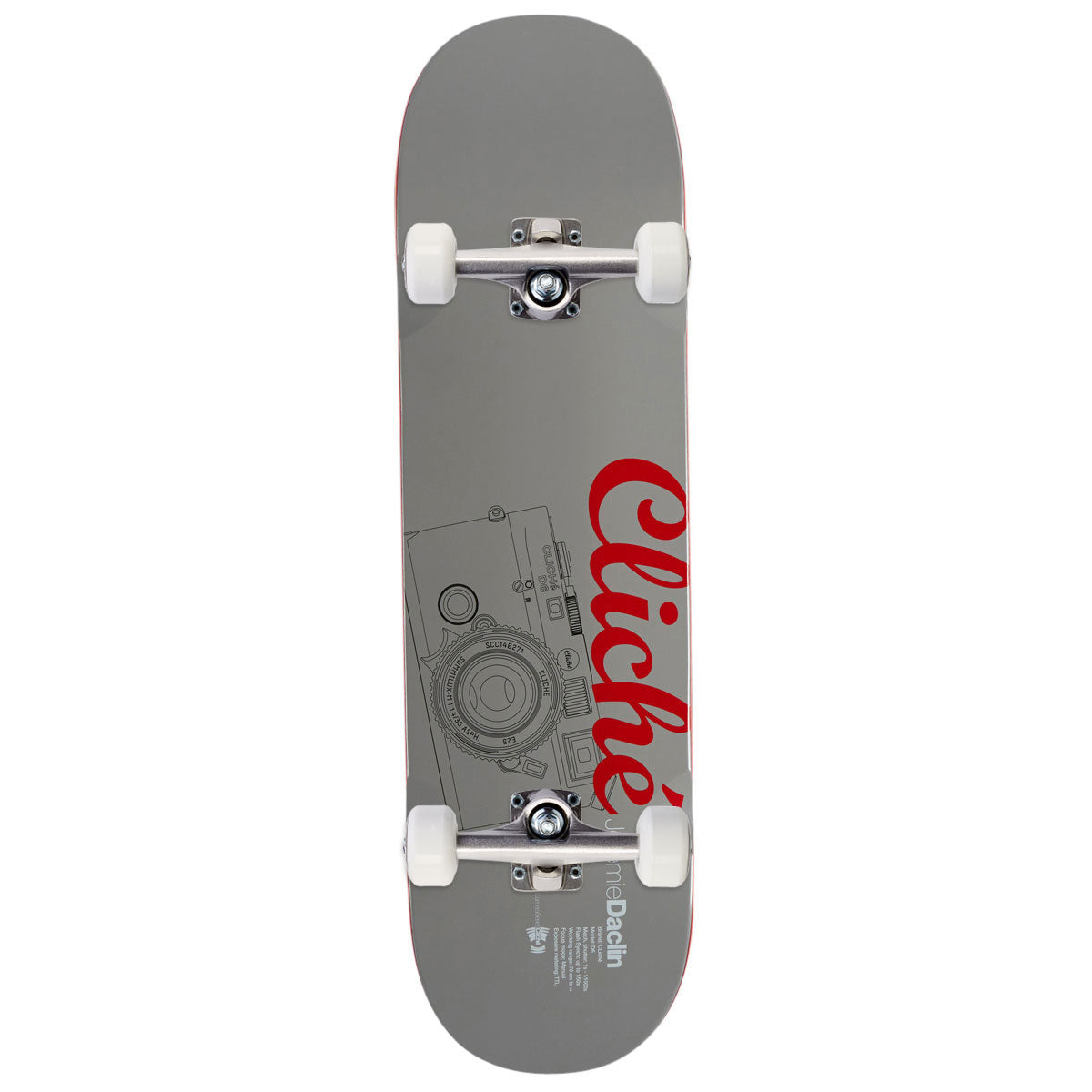 Cliché Jeremie Daclin Camera Skateboard Complete - 8.50