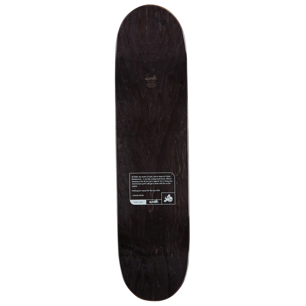 Cliché JB Lyon Skateboard Deck - 8.00