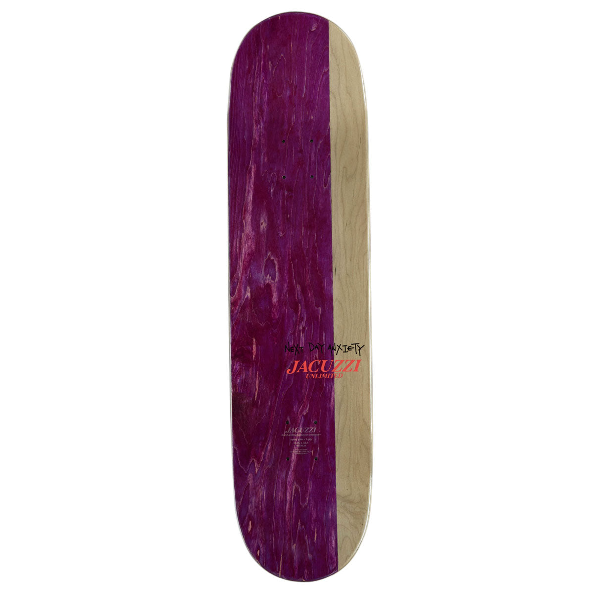 Jacuzzi Unlimited Ariana Spencer Wine EX7 Skateboard Complete - Rose - 8.25