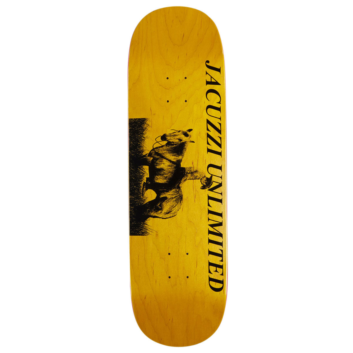 Jacuzzi Unlimited Jet Ski Cowboy Shovel Nose Full Shape EX7 Skateboard Deck - Yellow - 9.00