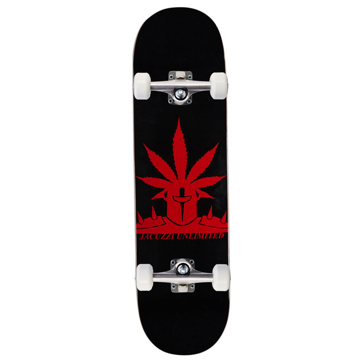 Jacuzzi Unlimited Weedstar EX7 Skateboard Complete - Black/Red - 8.50