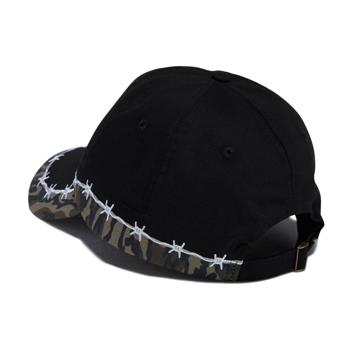 Corduroy Camo Strapback Hat - Black image 2