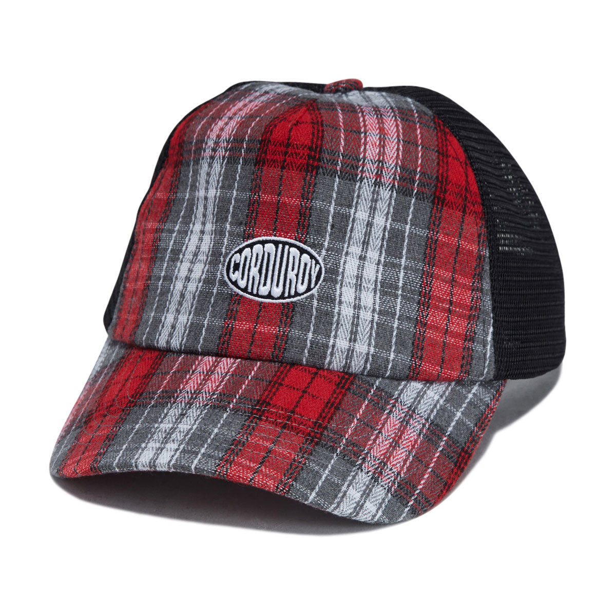Corduroy Plaid Trucker Hat - Plaid image 1