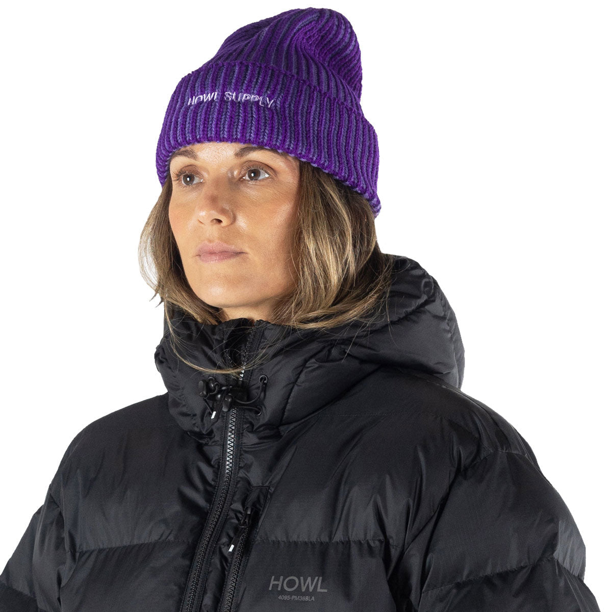 Howl Slash Beanie - Purple image 2