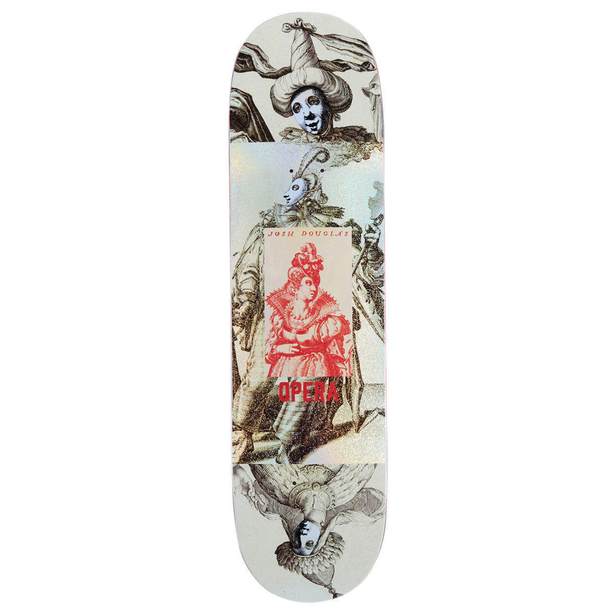 Opera Douglas Victorian EX7 Skateboard Deck - Natural/Red - 8.25