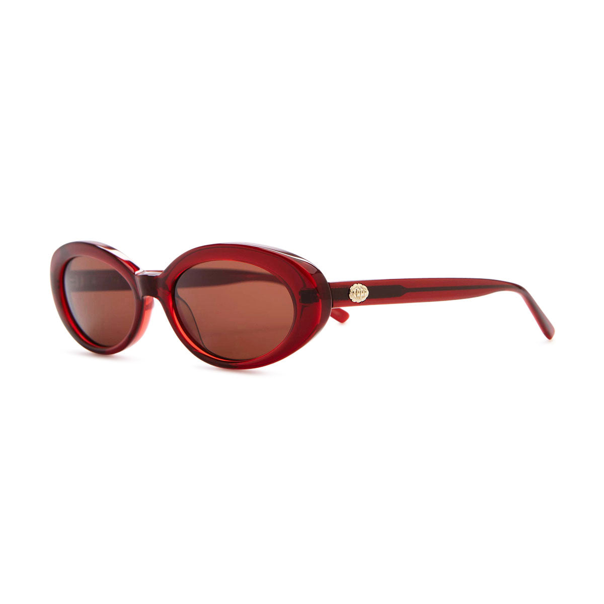 Crap Eyewear The Sweet Leaf Sunglasses - Crystal Black Cherry Bio/Amber image 2