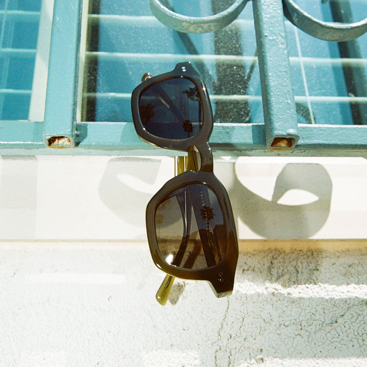 Crap Eyewear The No Wave Sunglasses - Seaweed Bio/Polarized Smoke image 5