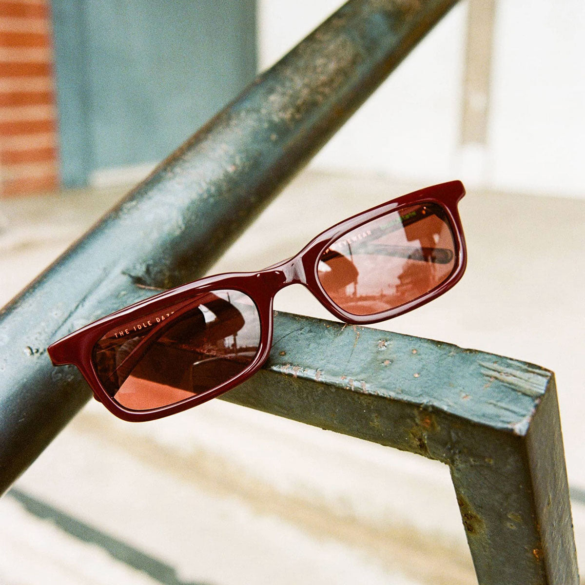 Crap Eyewear The Idle Daze Sunglasses - Mahogany Bio/Mauve CR-39 image 5