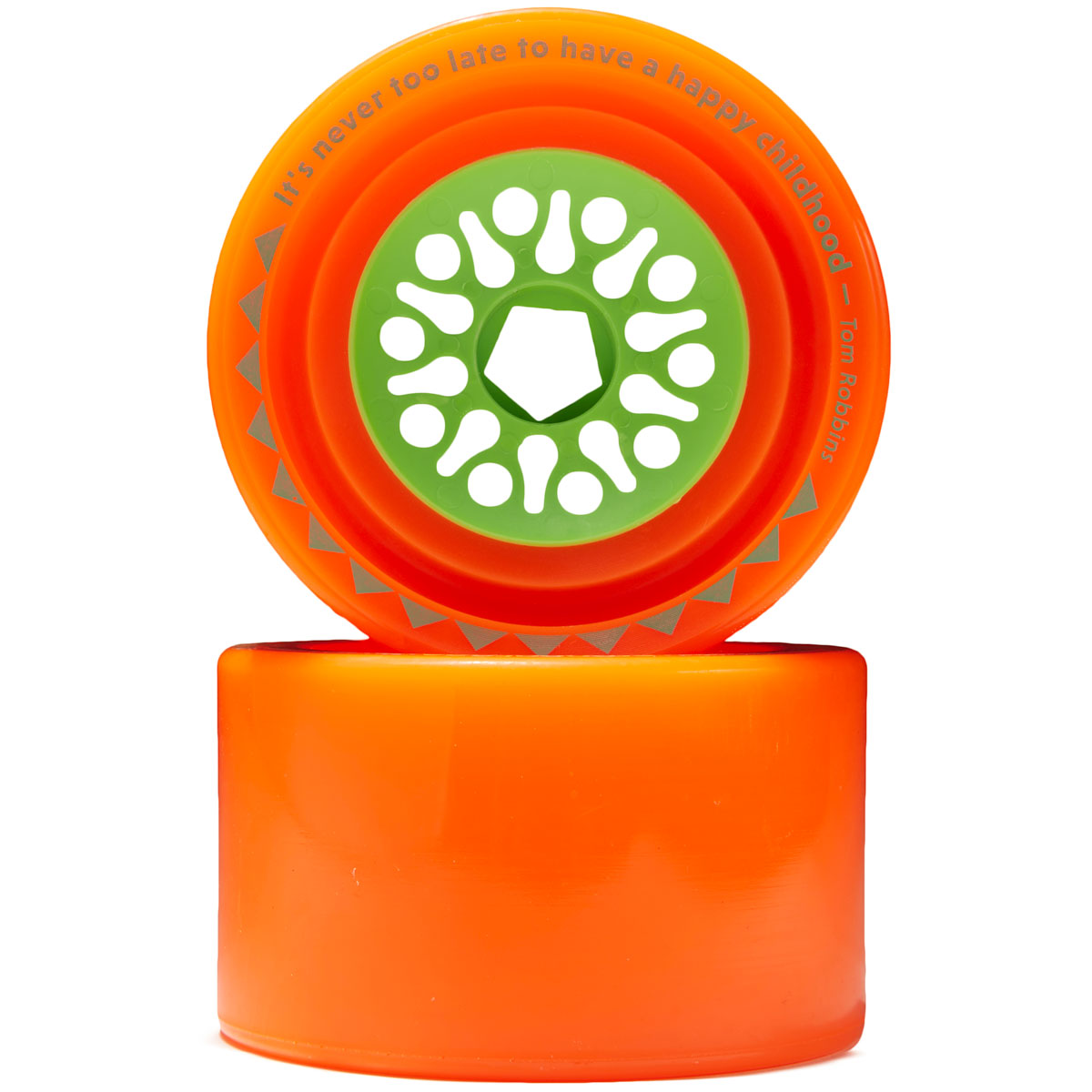 Orangatang Dad Bod 80a Longboard Wheels - Orange - 105mm image 2