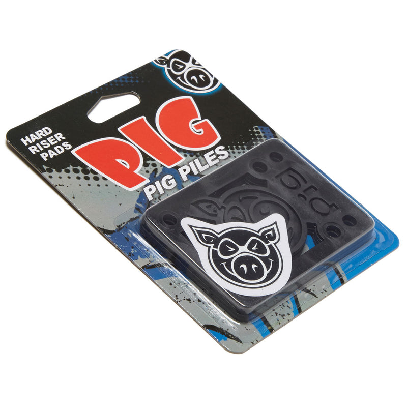 Pig Piles Hard Risers - Black - 1/8